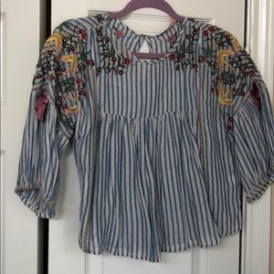ZARA WOVEN TOP